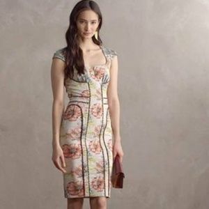 Byron Lars Brocade Garden Sheath, NWT 12